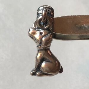 Authentic Retired Pandora Sterling Silver Buddy the Dog Dangle Charm